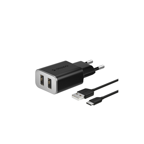 2 USB wall charger 2.4А, data cable micro USB